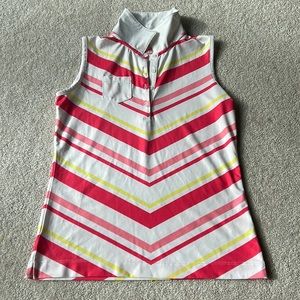 Girl’s garb sleeveless polo shirt